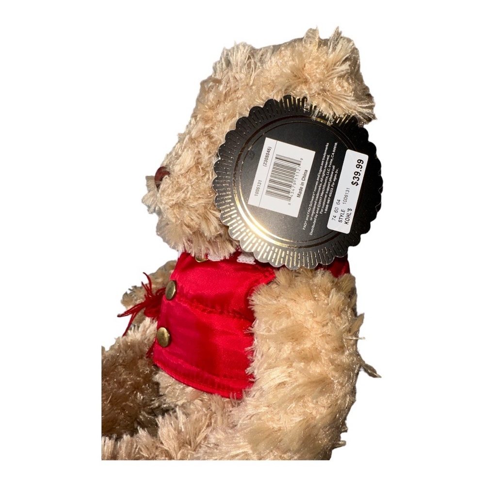 Fao Schwarz 12-inch Anniversary Bear Toy Plush - Picture 4 of 6